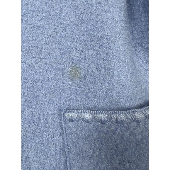 Talbots Sweater Knit Sz S Wool Cardigan Jacket Lavender  Casual Top Petite - Picture 3 of 9